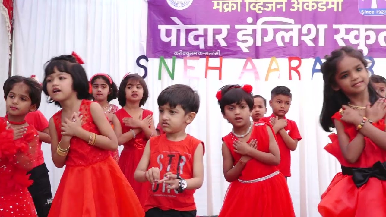 Mere Papa Dance by Pre-Primary Stars of MVA's Podar School, Chopda ! ❤️👨‍🍼 Cute Kids Performance |