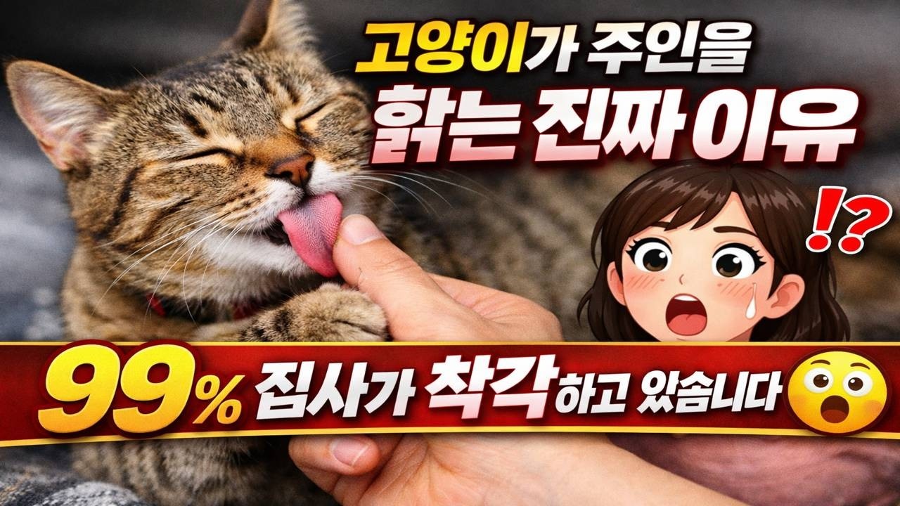 고양이가 주인을 핥는 진짜 이유｜99% 집사가 착각하고 있습니다