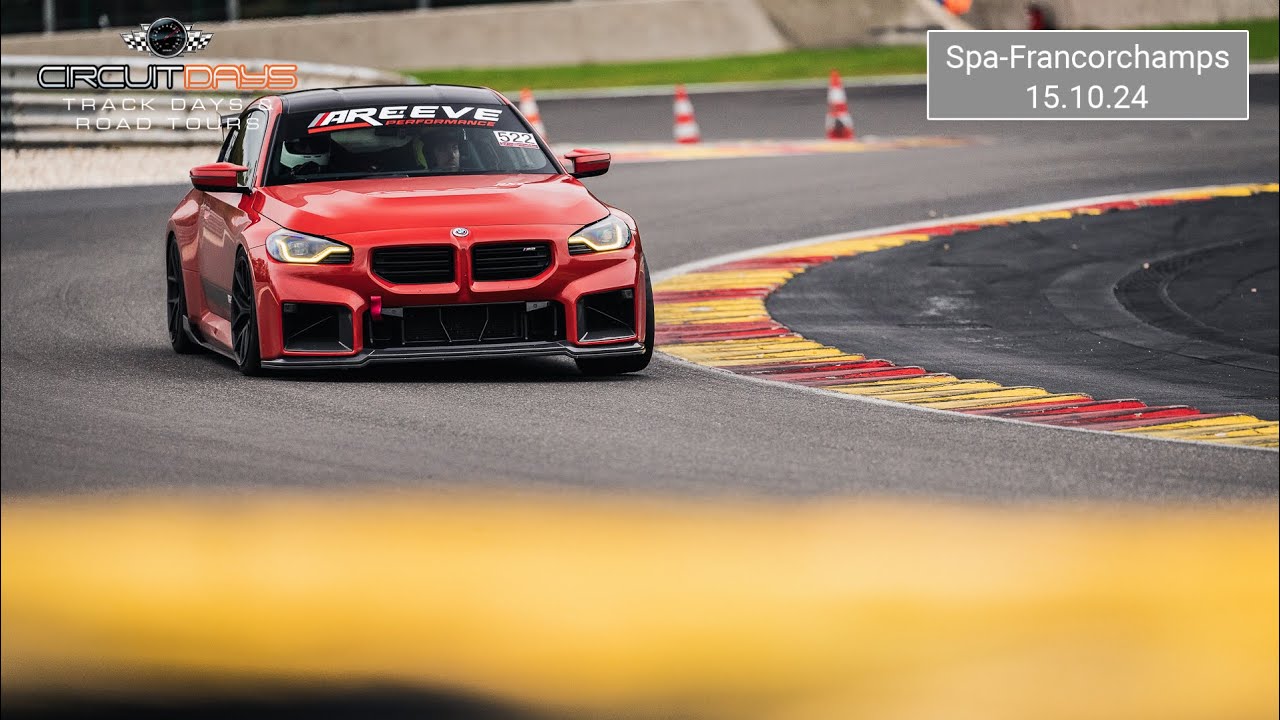 700 bhp BMW G87 M2 Clubsport - Circuit Days - Spa Francorchamps 2:42(low boost for trackday)