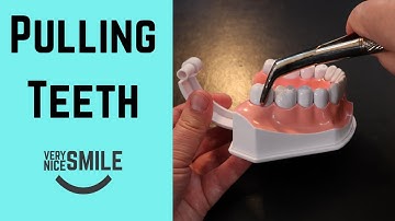 Tooth extraction instruments, and how to use them.