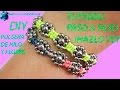 como hacer pulseras de nudos de hilo pulsera facil y flores hacer macrame diy manualidades faciles