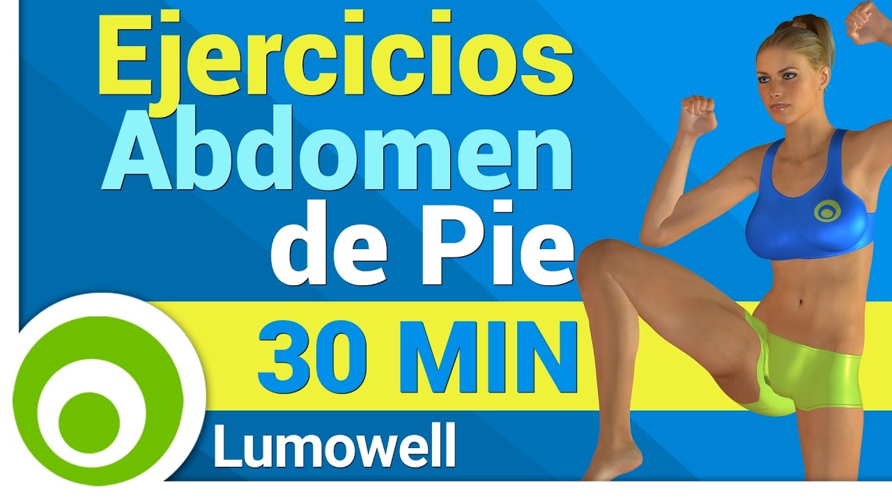 Ejercicios para abdomen y cintura de pie