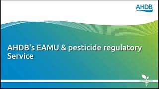 EAMU & pesticide regulatory service screenshot 2