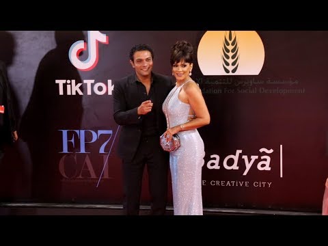 انجي المقدم وسر ياسين أجمل ديو على الريد كاربت