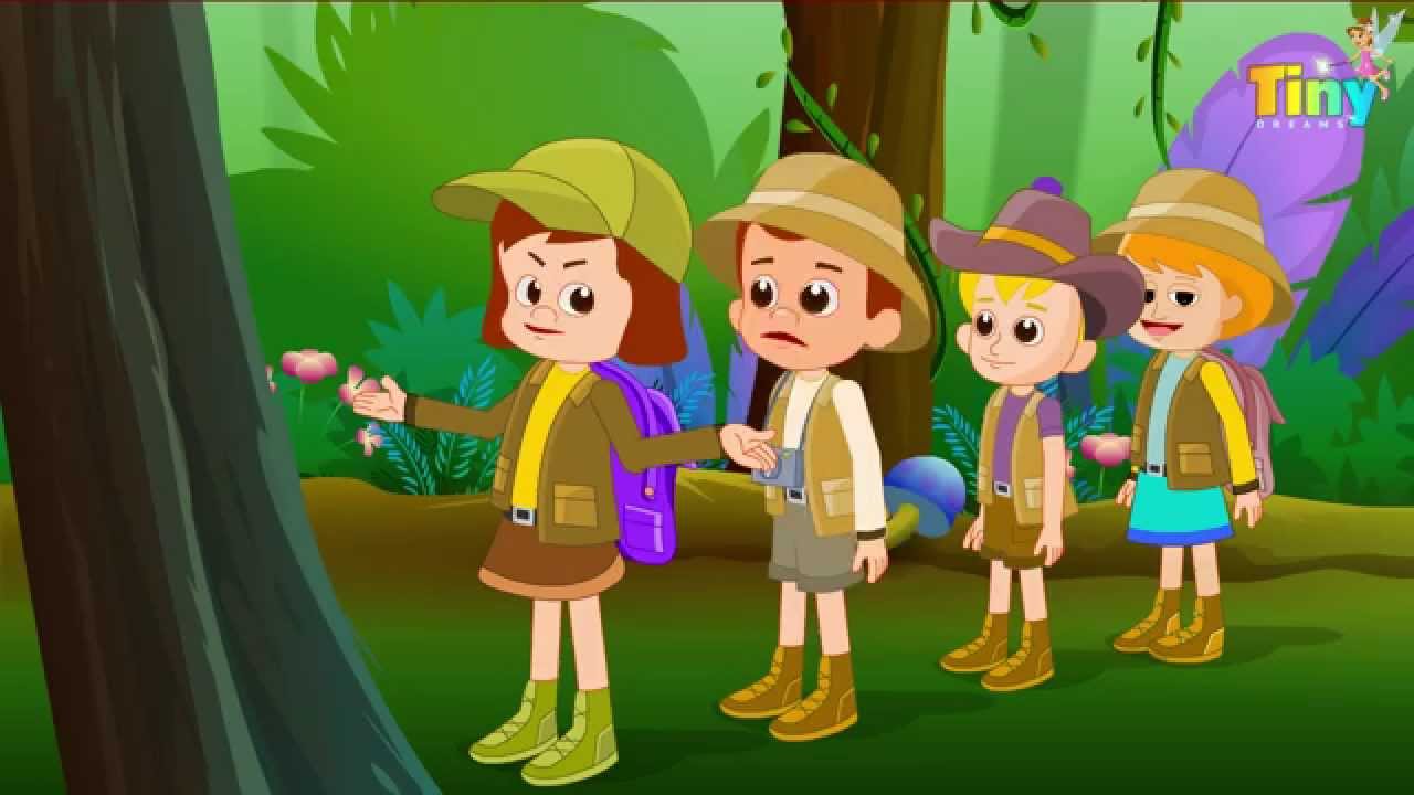Walking Through The Jungle | Nursery Rhymes and Songs For ...