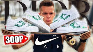 КУПИЛ ПАЛЬ NIKE AIR FORCE x DIOR за 300 РУБЛЕЙ