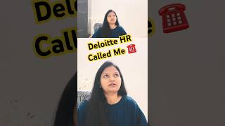 Deloitte HR Call | Interview Process Explained #Deloitte #interview #tips #job