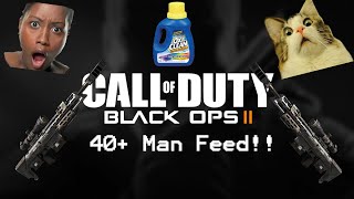 INSANE 40+ Man Feed on Cod Black Ops 2 With DSR!!