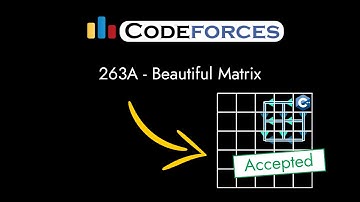 Codeforces 263A - Beautiful Matrix | Detailed C++ Solution | TheCoDeveloper