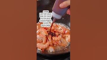 Stir fry shrimp Chinese style #cooking