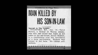 The Murder of Yates Woods Burton in Lincoln County, Kentucky
