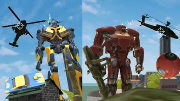 Transformer vs Helicopter #5 rise of steel ( by Naxeex Robots ) Android Gameplay