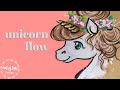Designing UNICORNS' Hairstyles in FACE PAINT tutorial