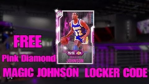 FREE PINK DIAMOND MAGIC JOHNSON LOCKER CODE in NBA 2K20 MYTEAM
