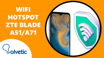 📶  How to SHARE INTERNET ZTE Blade A51 and A71 | WIFI Hotspot ✔️ Set up ZTE Blade A51 y A71