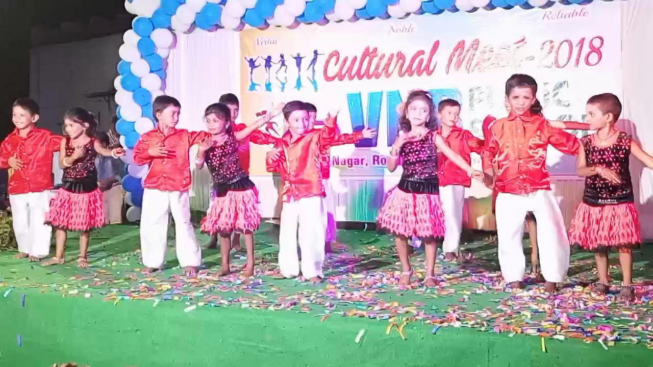 UkG Students dance Performance in VNR School Anniversary. - YouTube