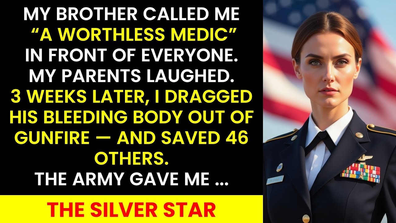 My Brother Mocked Me as 'Worthless Medic'—Then I Got the Silver Star for Saving 47, Including Him