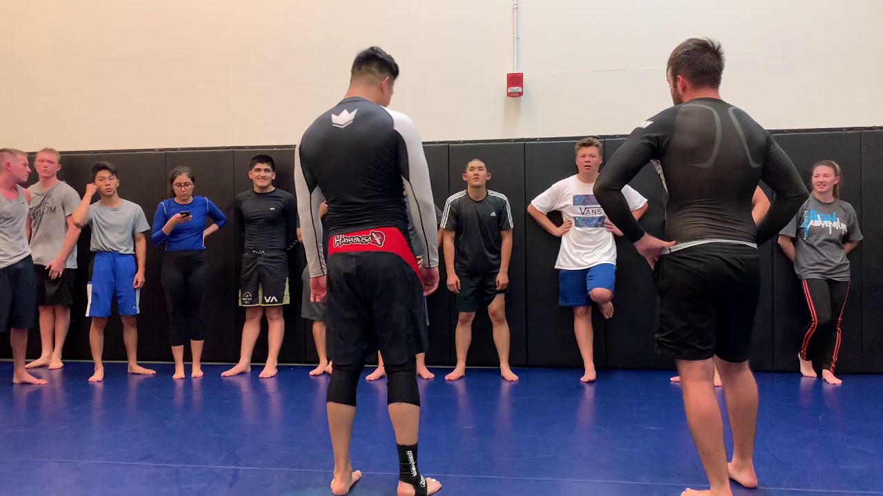 BJJ NoGi Standing Guillotine Counter with Slam YouTube