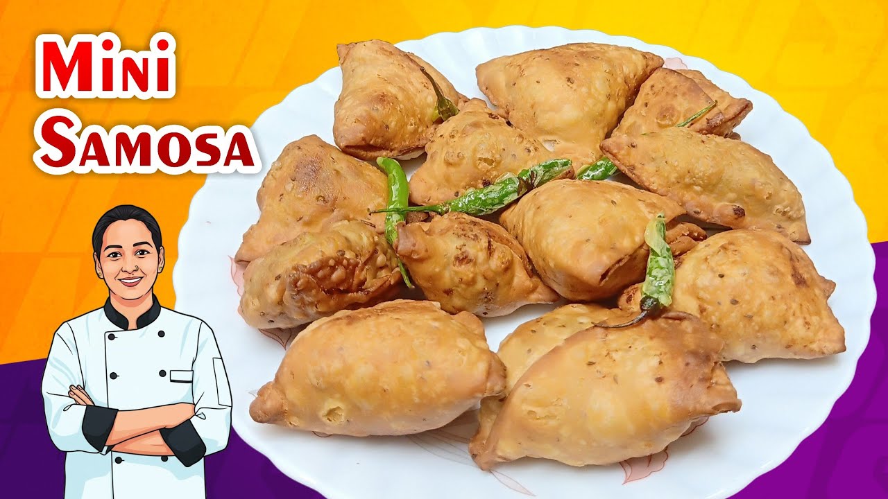 क्रिस्पी चटपटा मिनी समोसा 😍 Crispy Chatpata Mini Samosa ❤️ The Royal Kitchen