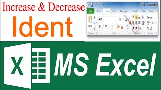 how to indent text in ms excel || how to increase and decrease indent in excel in urdu hindi How To Apply Decrease Indent In Excel Decrease Indent In Excel Tutorial In Hindi