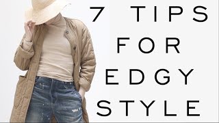 7 Tips to Always Styling EDGY OUTFITS / Chic Looks / Minimalist Wardrobe / Emily Wheatley