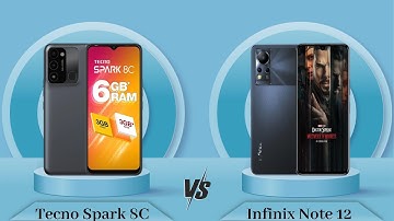 Tecno Spark 8C Vs Infinix Note 12 - Full Comparison [Full Specifications]