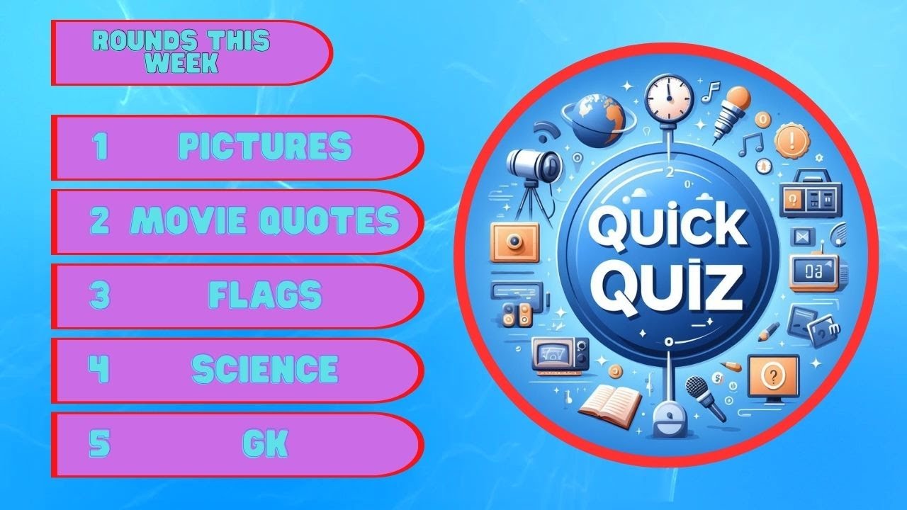 #6 Ultimate Pub Quiz: Pictures, Movie Quotes, Flags, Science & General Knowledge | With Answers! 🎉