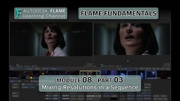 Flame Fundamentals - Module 8 - Part 03 - Mixing Resolutions in a Sequence
