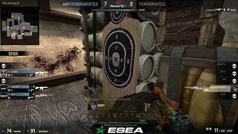 ESEA.net COTW: 5 headshots tec9 cache 1v3