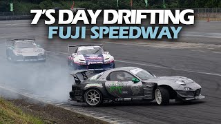 RX7 Rotary Drifting! 7s Day in Japan