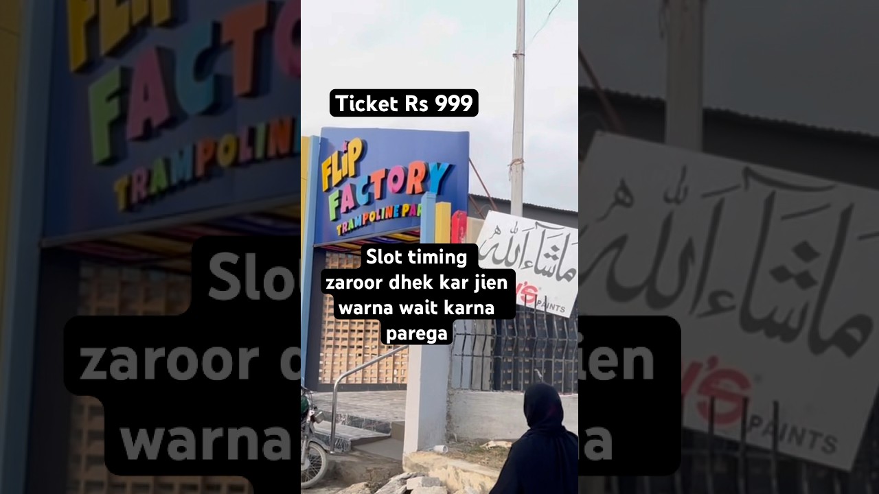 Flip factory safari parks slot timings and entry ticket 