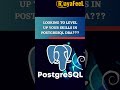 Looking to level up your skills in PostgreSQL dba?