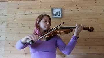 E Natural Minor Scale and Arpeggio 1 Octave Violin Long Tonics