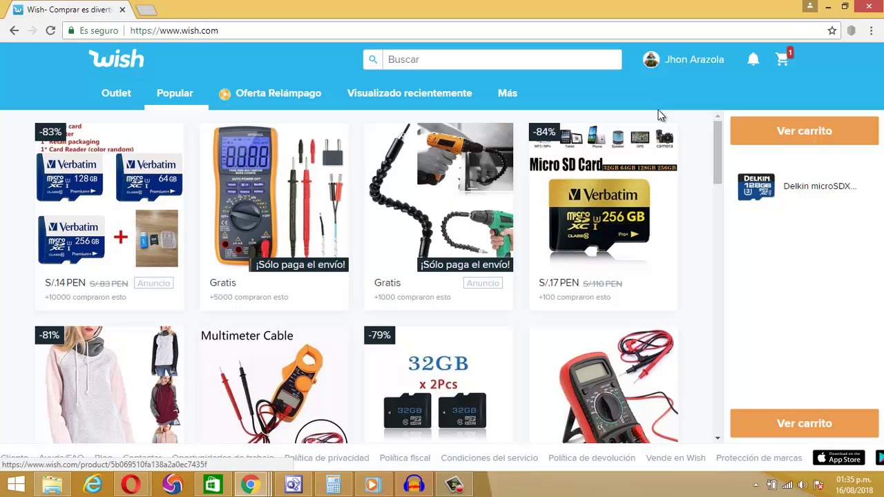 COMO COMPRAR EN WISH DESDE PERU 2018 SEGURO