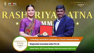 RingCentral Innovation India Pvt. Ltd. Honored at Rashtriya Ratna Samman 2026