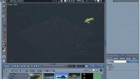 Carrara 8 Tutorial - Loading Objects in Carrara