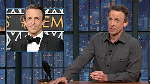 Seth Meyers Pokes Fun at His Own Emmy Record While Roasting Trump’s Obsession With the Award | Video