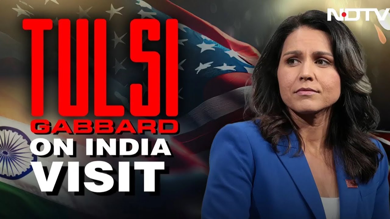 Tulsi Gabbard In India | US Intelligence Chief Tulsi Gabbard In India: Why This Visit Is Significant