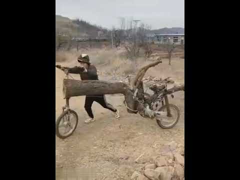 деревянный мотоцикл
