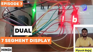 E7 | DUAL 7 SEGMENT DISPLAY | MICROCONTROLLER 8051 | ELECTRONICS & COMMUNICATION | PIYUSH BAJAJ