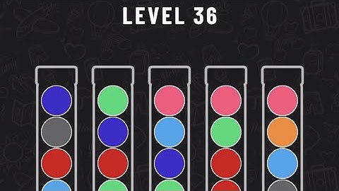 Ball Sort Puzzle Level 36 #ballsortpuzzle #ballsortpuzzlegameplay #puzzlegame #mobilegames