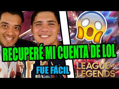 Como Recuperar Una Cuenta De League Of Legends  (LOL)?2021?