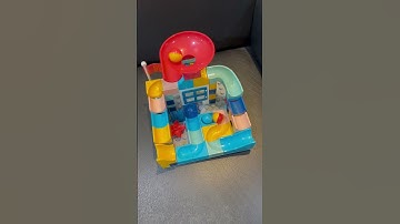 Satisfying ASMR Video 🟢 Marble Run Slide Building Blocks