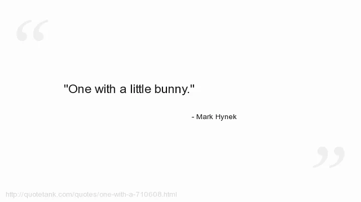 Mark Hynek Quotes