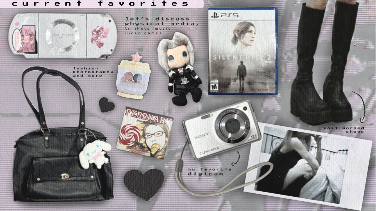 things i love at the moment ♡ physical media, fashion, video games & more
