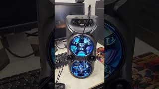 speaker china con micrófono luces RGB #speakerbluetooth #speaker #bocinabluetooth #bocinaRGB