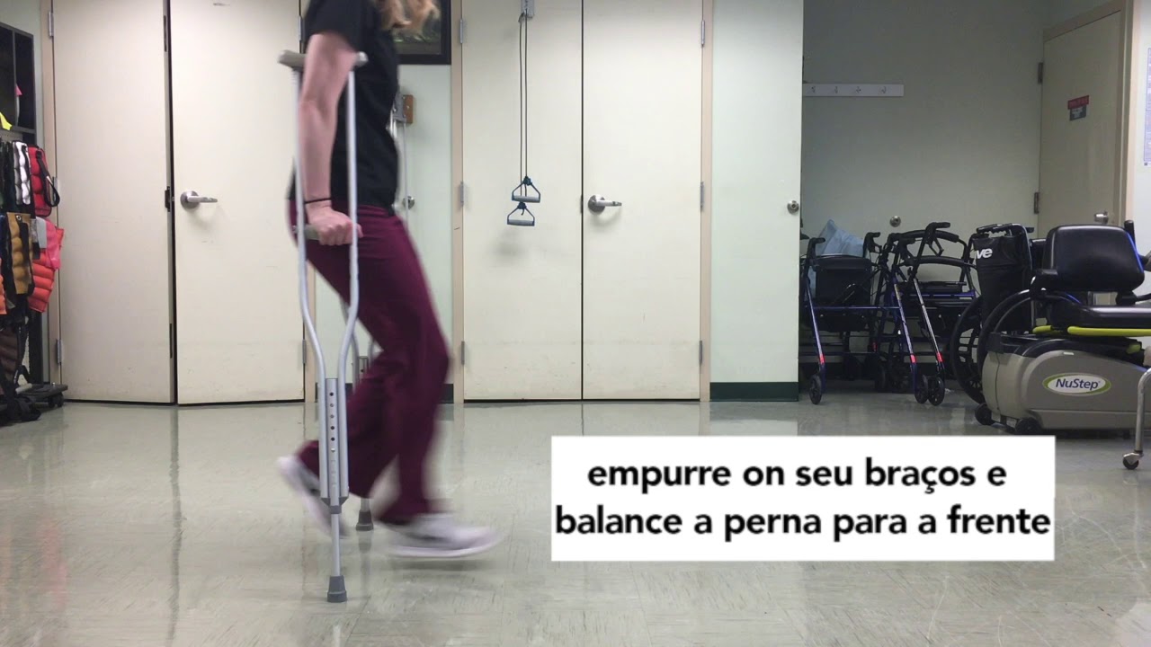 Crutches NWB LLE Portuguese YouTube