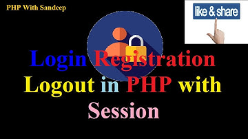 Login | Registration | Logout in PHP with Session