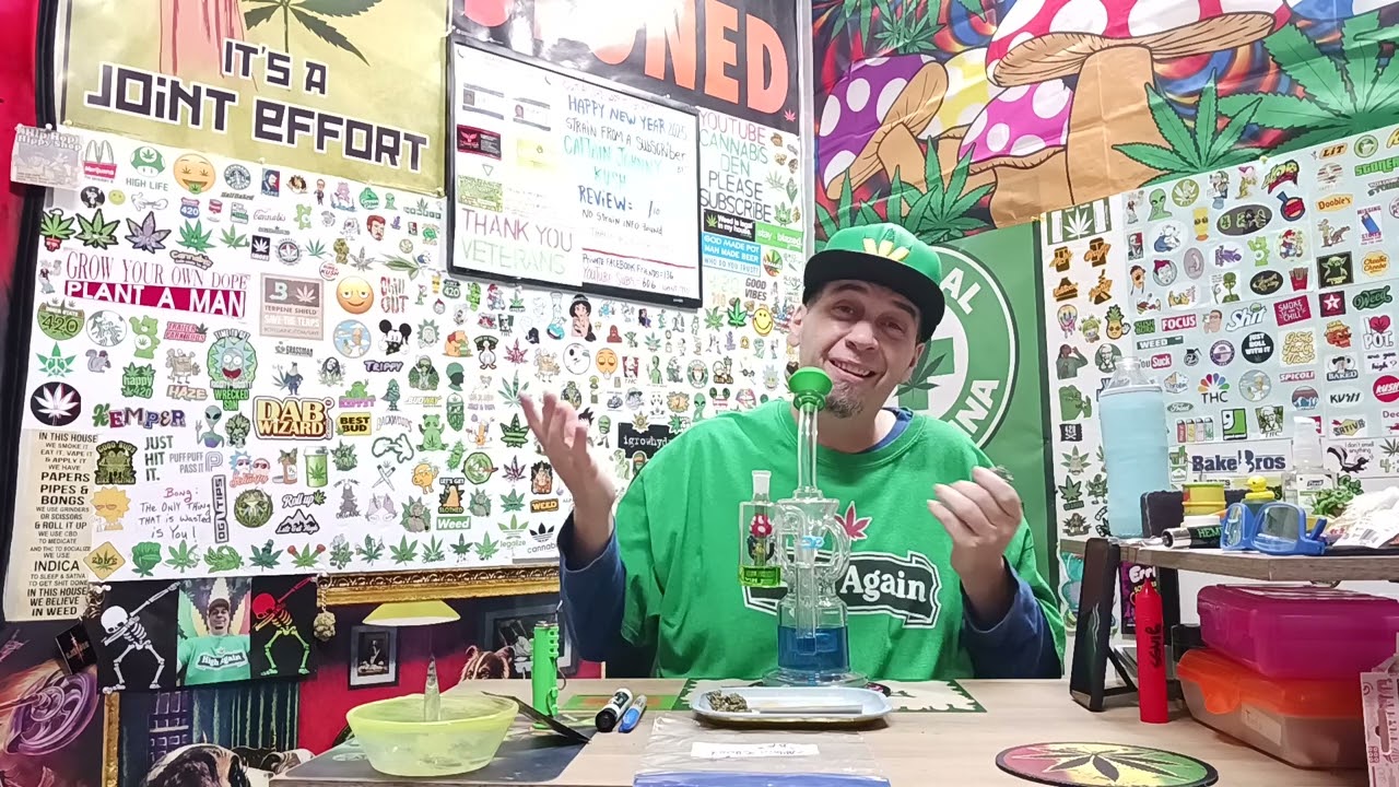 captain Johnny kush recreational cannabis review = 7/10, strain from subscriber