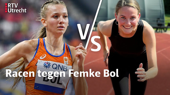 Hoeveel SNELLER is FEMKE BOL dan verslaggever Hannah | RTV Utrecht